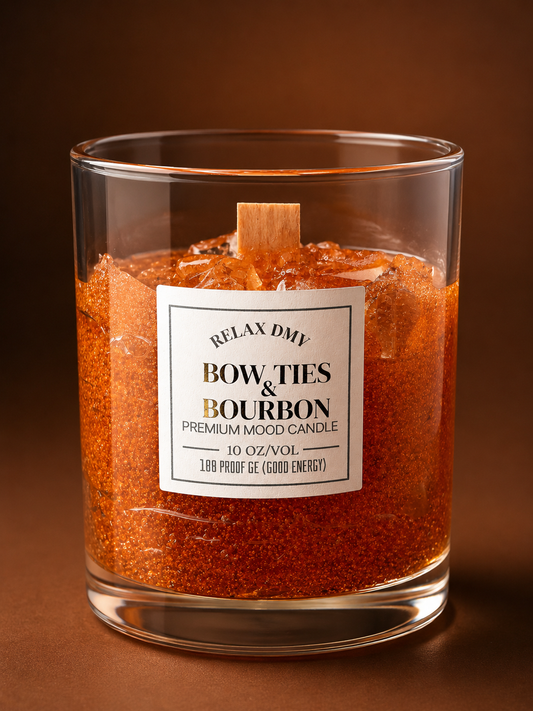 Bow Ties & Bourbon Premium Mood Candle