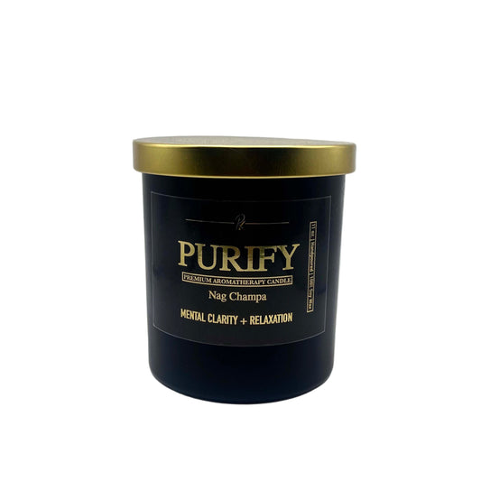 Purify – Premium Aromatic Candle with Wooden Wick
