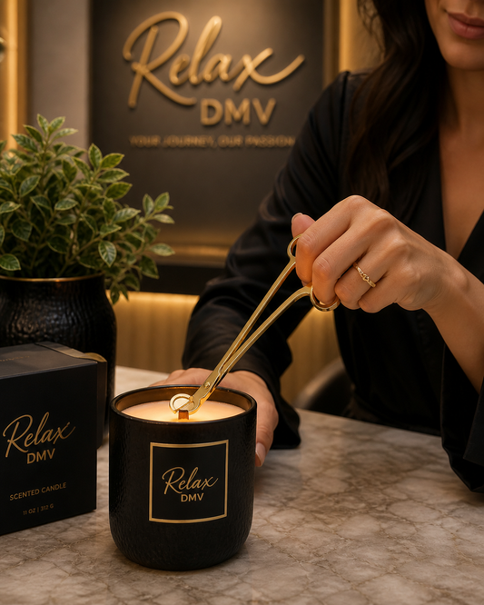 7 in Gold Stainless Steel Wick Cutters Candle Scissors