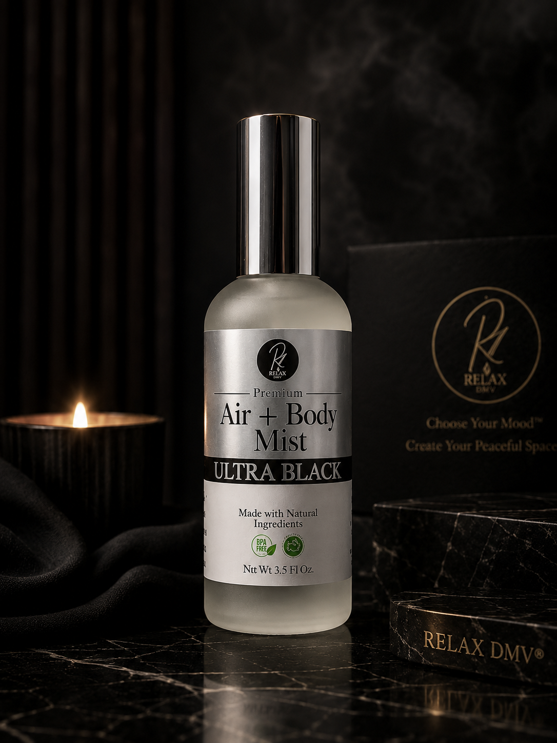 Ultra Black | Noir Fragrance Air + Body Mist